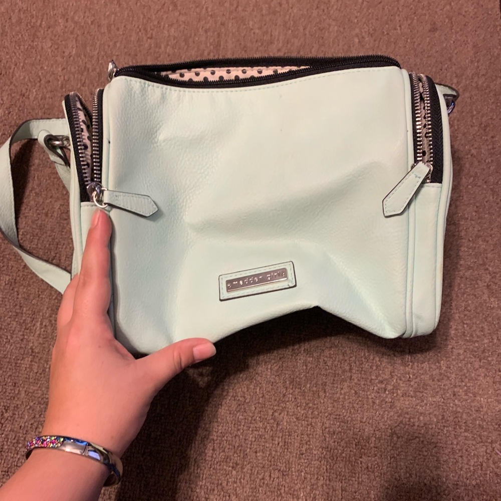 Mint colored purse